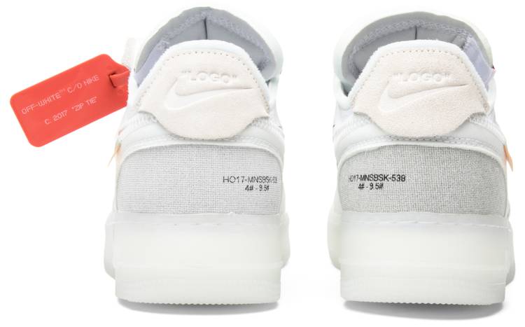Off-White x Air Force 1 Low 'The Ten' - Nike - AO4606 100 | GOAT