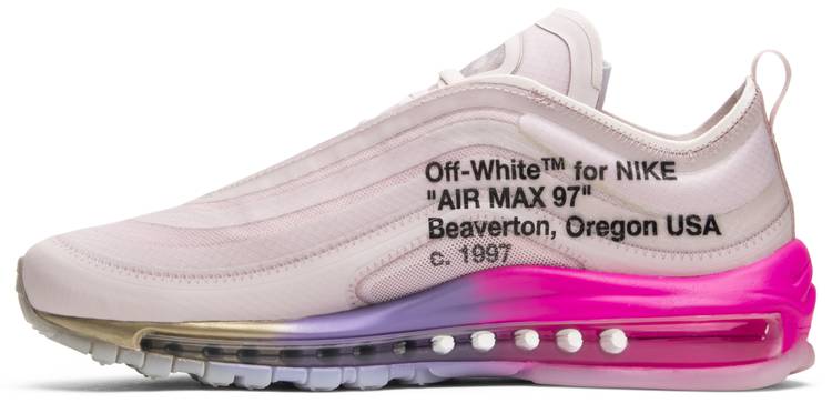 nike air max 97 off white pink