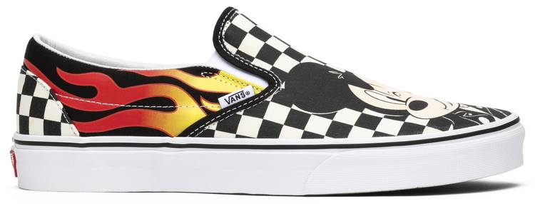 Vans Classic Slip-On (Disney) Mickey \u0026 Minnie Shoes - Size 11.5