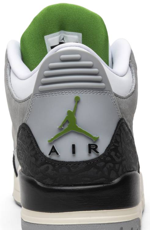 jordan 3 retro chlorophyll men's shoe