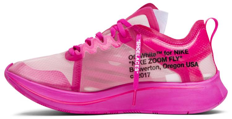 pink nike off white shoes