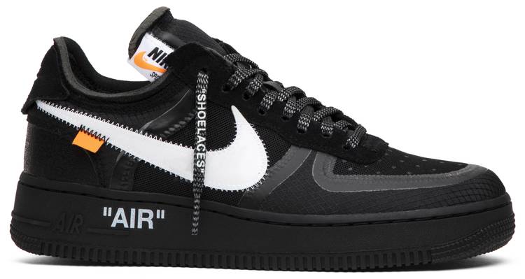 tårn forklare sang Off-White x Air Force 1 Low 'Black' - Nike - AO4606 001 | GOAT