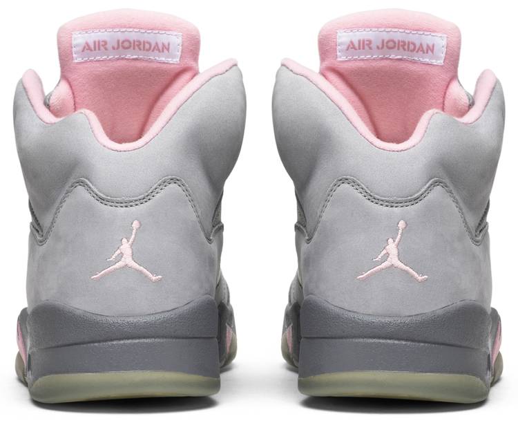 jordan 5 pink and grey