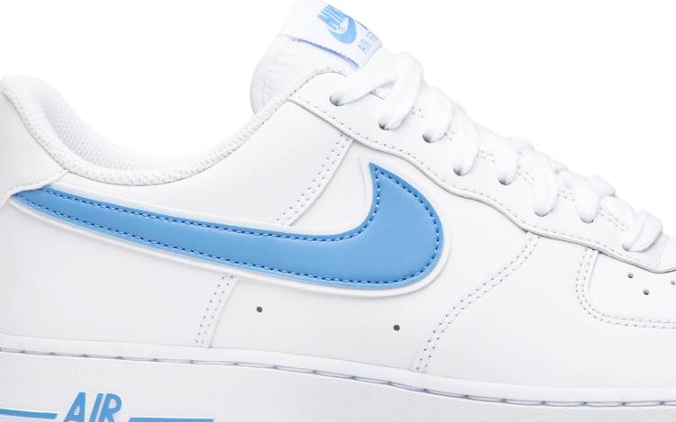 nike air force one low white university blue
