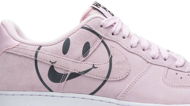 nike air force 1 smiley face pink