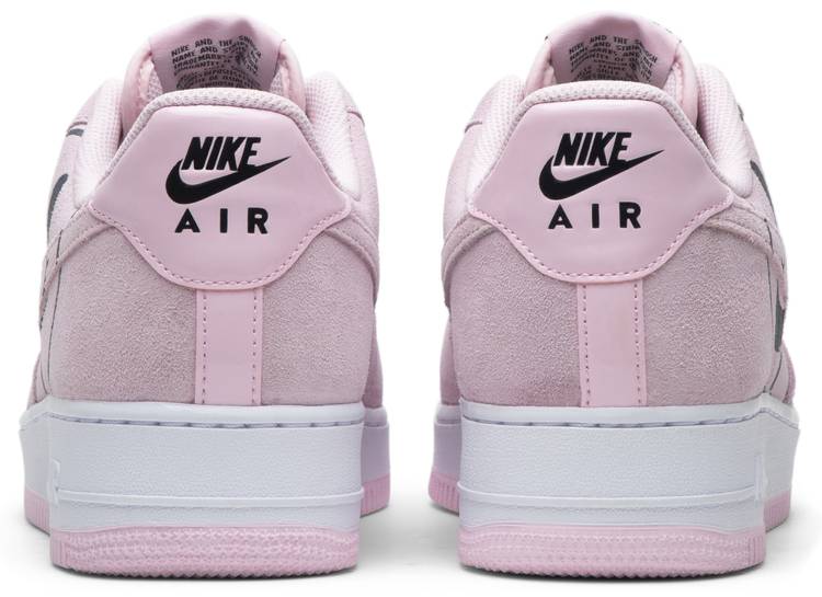 pink air force ones with smiley face