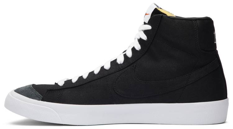 nike blazer mid 77 black canvas