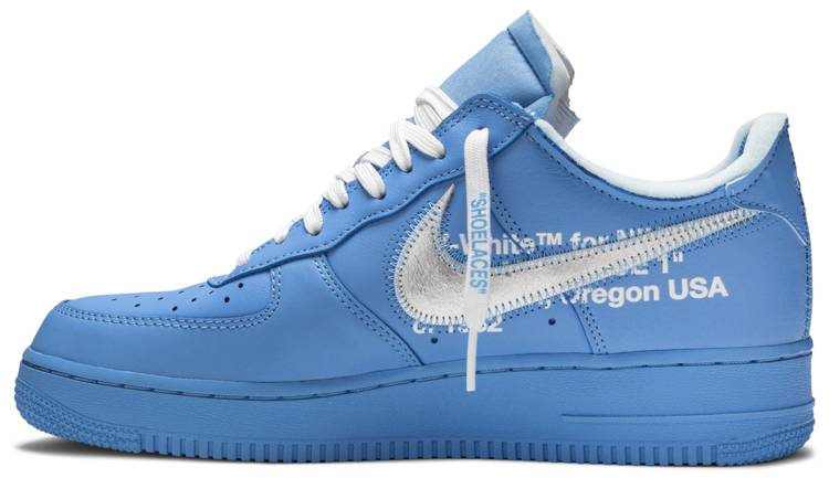nike air force 1 off white university blue