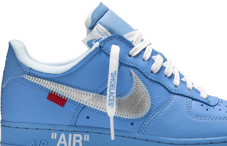 nike air force one off white blue
