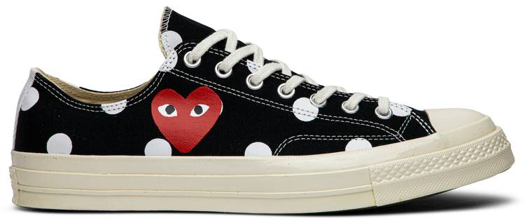 Converse Comme des Garçons x Chuck Taylor All Star 70 Low 'Polka Dot' Mens Sneakers - Size 9.0