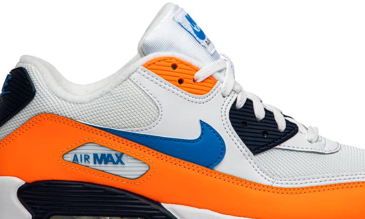 air max 90 orange and blue