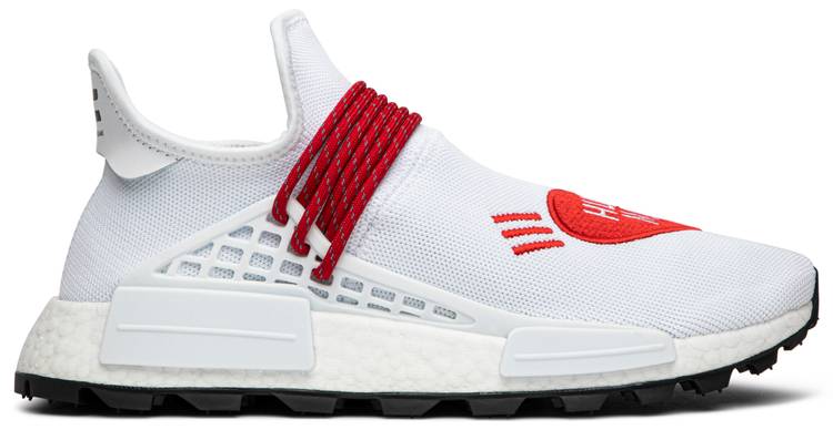 human race white and red