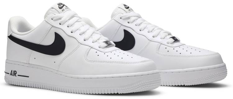 white with black air forces