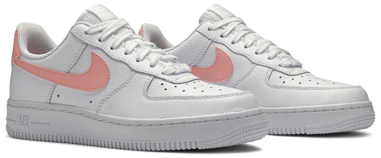 nike air force 1 07 trainers white oracle pink white