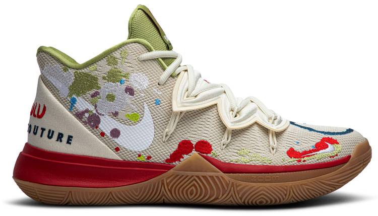 Sepatu Sneakers Desain Nike Kyrie 5 Irving Spongebob untuk