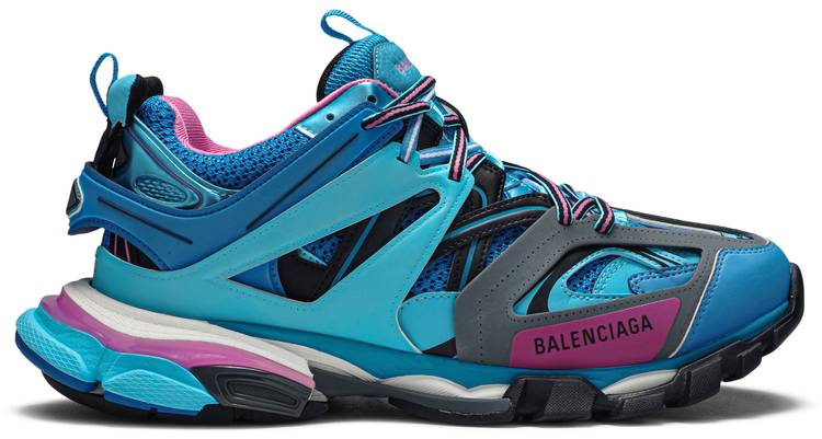 balenciaga shoes blue and pink