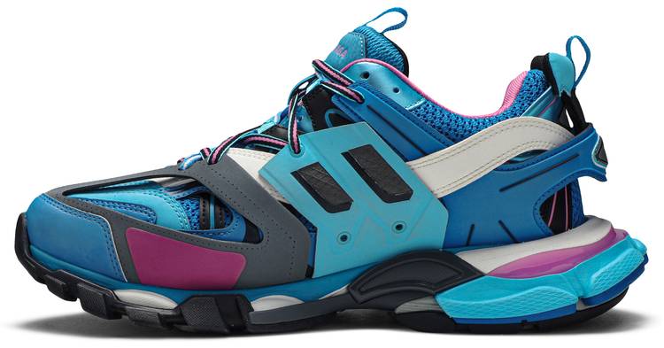 pink and blue balenciaga sneakers