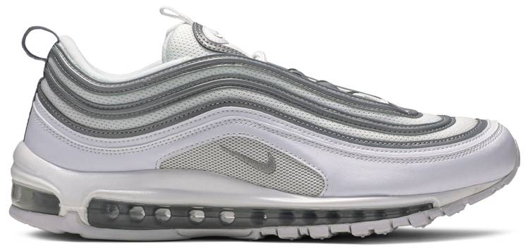 nike 97 white and silver