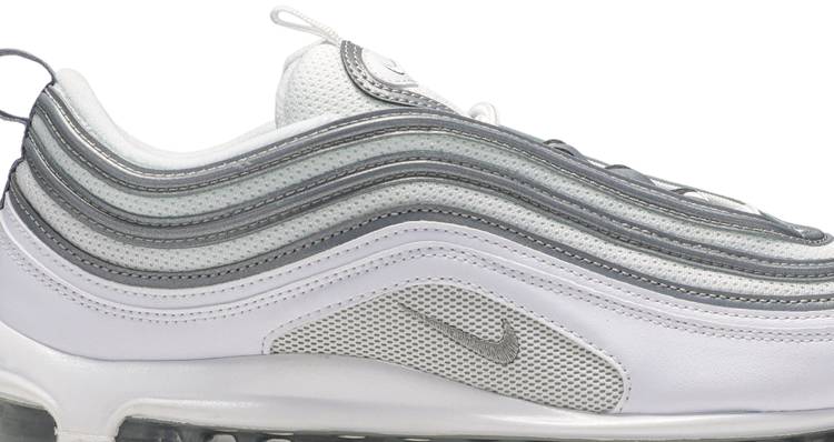 nike air max 97 white and silver