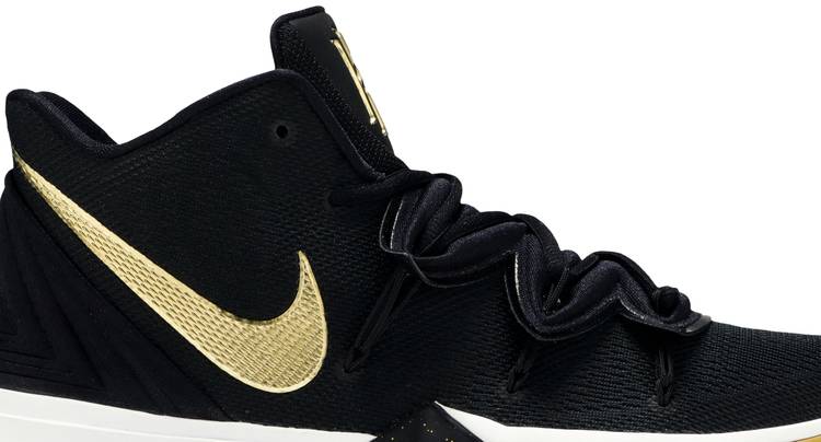 nike kyrie gold and black