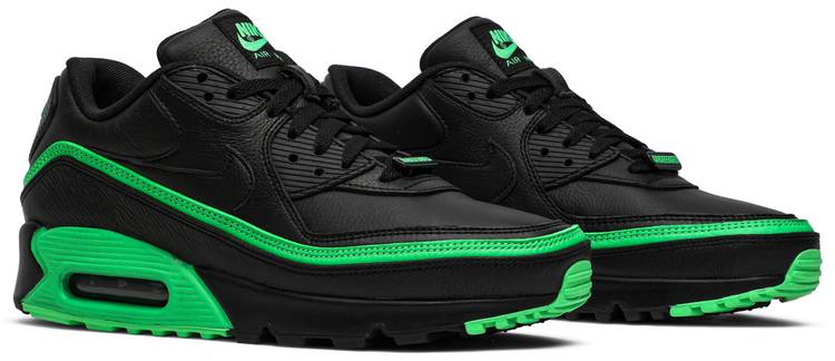 air max 90 undefeated black green