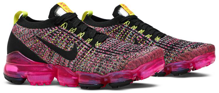 black and pink flyknit vapormax