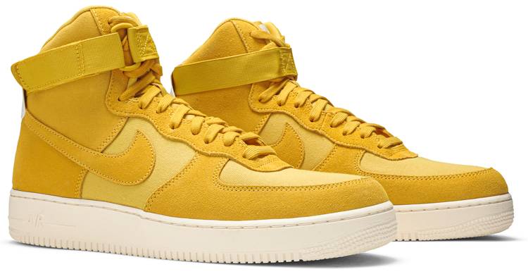 yellow high top air force ones