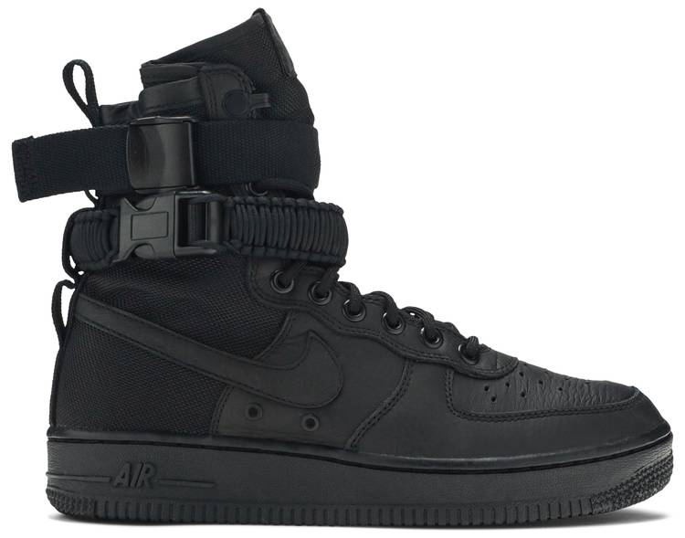 Wmns SF Air Force 1 High 'Triple Black' - Nike - 857872 002 | GOAT