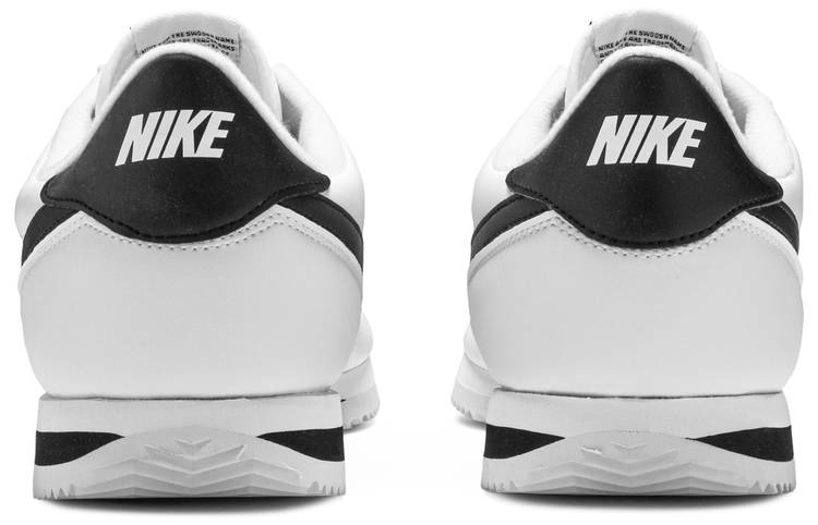 Cortez Basic Leather 'White Black' - Nike - 819719 100 | GOAT