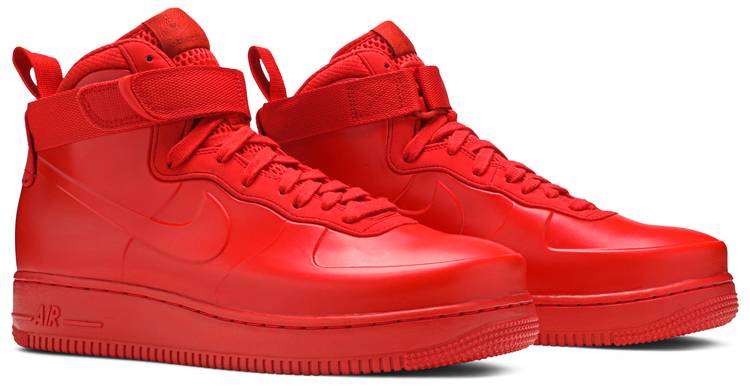 air force 1 foamposite red