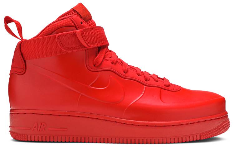 nike air force 1 foamposite cupsole red