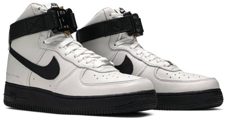 black and white high top air force 1