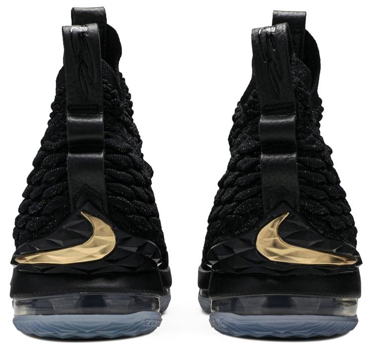 lebron 15 black and gold release date