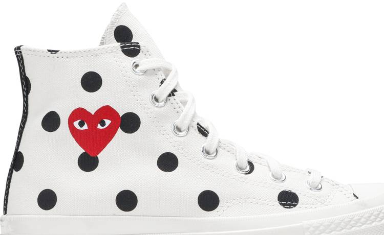 polka dot converse shoes