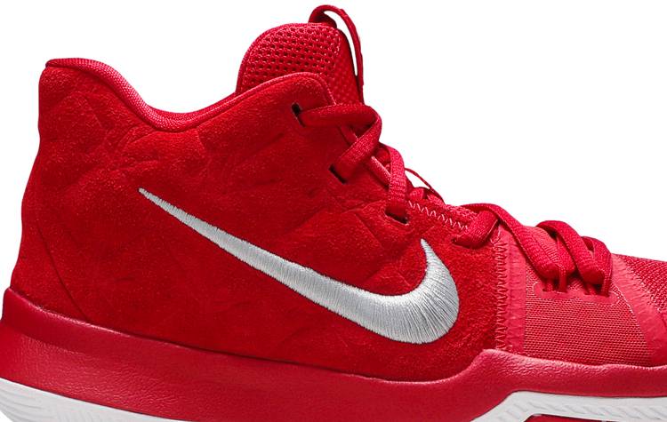 kyrie 3 red suede price