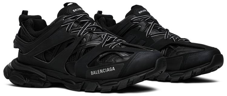 Balenciaga Track Logo detailed Mesh And Rubber Sneakers