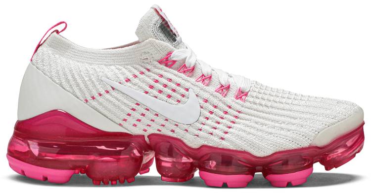 vapormax flyknit white and pink