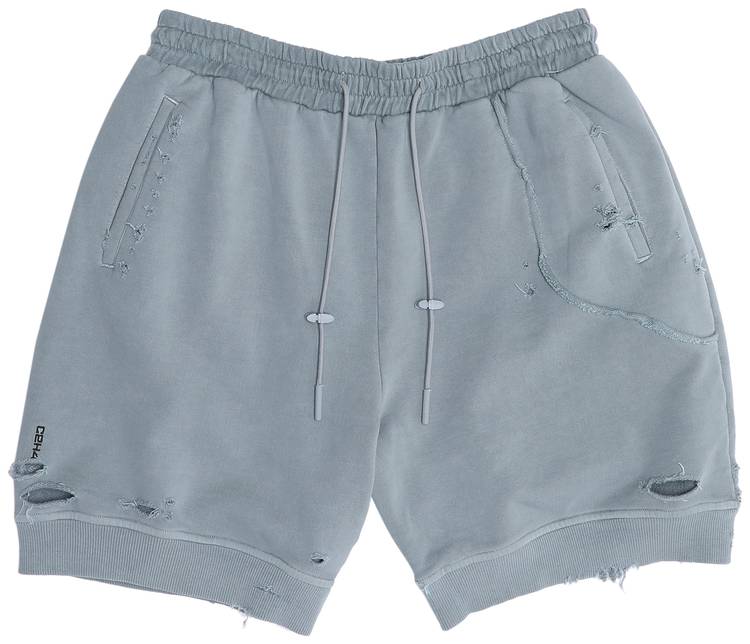 distressed sweat shorts