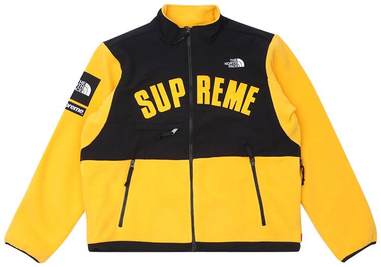 Supreme x The North Face Arc Logo Denali Fleece Jacket 'Yellow'
