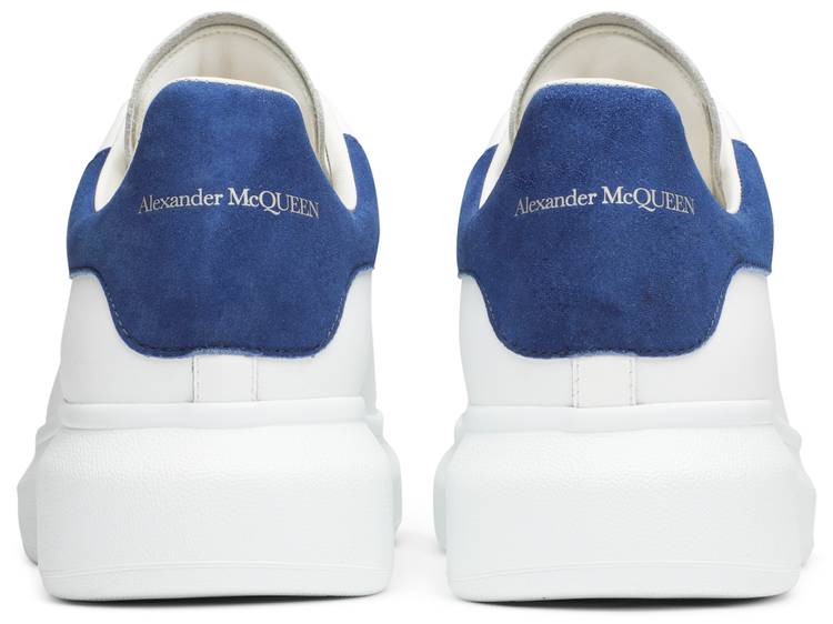 blue and white alexander mcqueen's