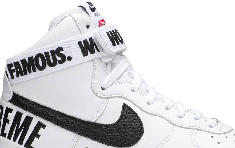 air force 1 high supreme world famous white