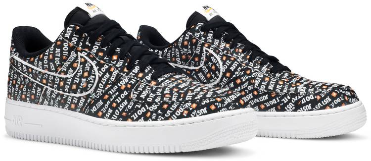 air force 1 low just do it pack black
