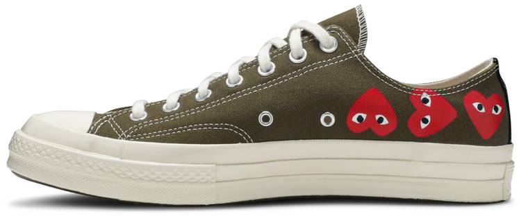 cdg converse olive