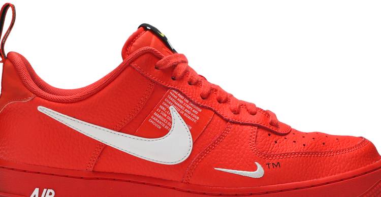 air force 1 lv8 overbranding red