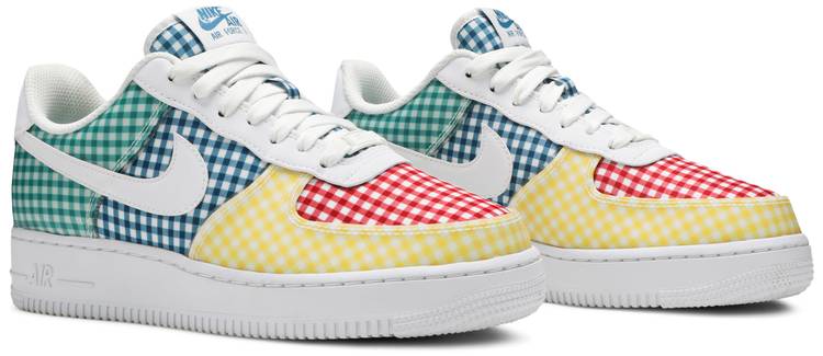 gingham pack air force ones