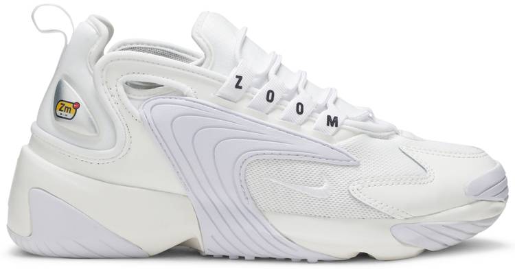 Wmns Zoom 2k White Silver Nike Ao0354 101 Goat