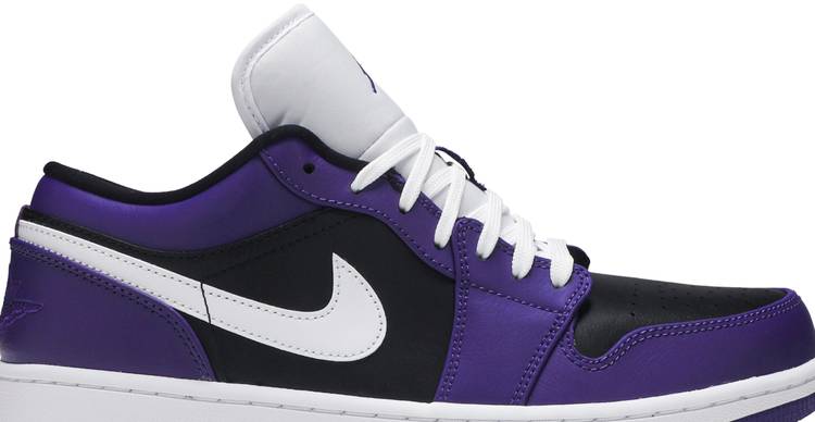 jordan purple court low
