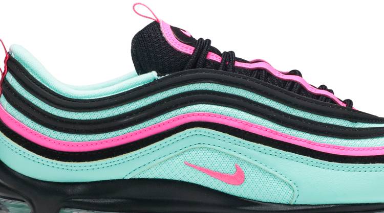 turquoise pink and black air max 97