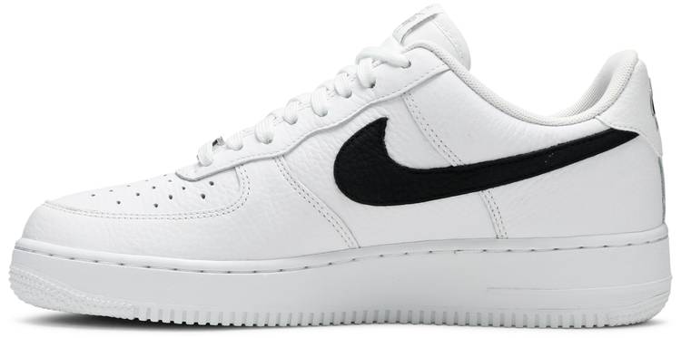 black and white swoosh air force