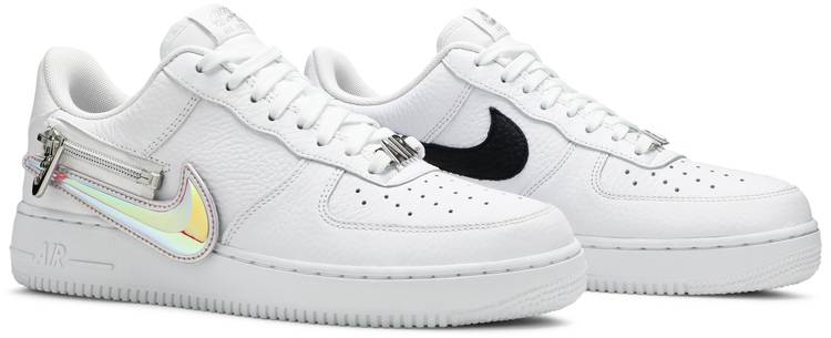 air force 1 with zipper